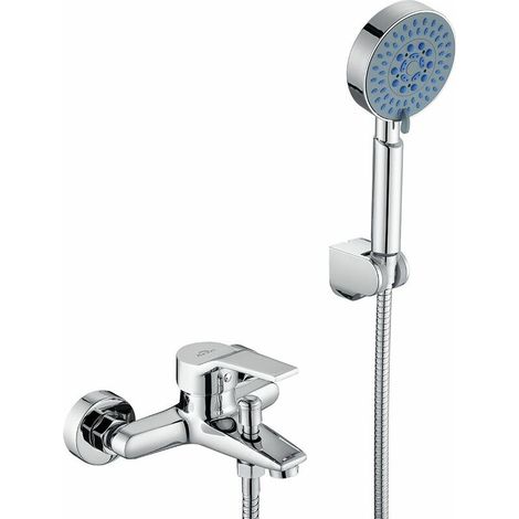 Mitigeur de douche, design moderne qui embellit votre salle de bain, poignée unique pour une utilisation facile, chromé