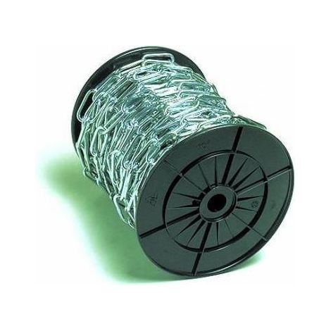 Catena diritta saldata zincata 8 mm x 12,5 m. Outifrance
