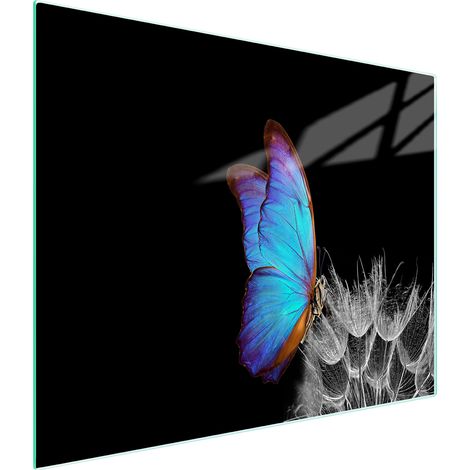 Glasschneidebrett 52x30 Schmetterling (1/5)