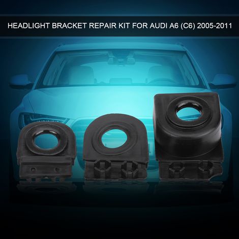 Kit de réparation de support de phare (côté droit) pour Audi A6 (C6) 2005-2011 (1/5)