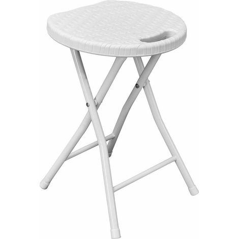 Set 4 sgabelli con seduta lavorata effetto rattan sgabelli per giardino sgabelli mare e campeggio