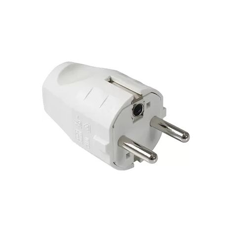 Bachmann 910.200 Schutzkontaktstecker Kunststoff  250 V Weiß IP20, IP44 (1/2)