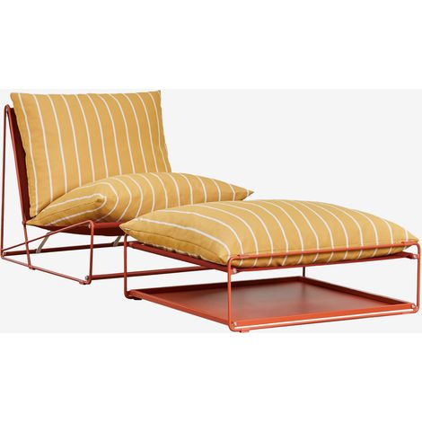 Conjunto de jardín con sillón y puff convertible Amaro SKLUM