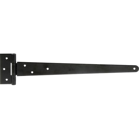 Penture anglaise laque noire pour immersion penture 397 x 46 mm charnière 90 x 40 mm kit de 10