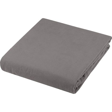 Housse de Couette Taille 140x200 cm 100% Coton Couleur Taupe Modèle Cottage Linge de Lit pour Maison Doux et Confortable pour Nid Douillet (1/2)