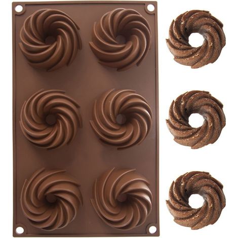 Silikon-Backform für Mini-Muffins, 6 Stück. (1/5)