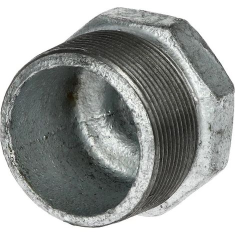 Raccord en fonte malléable nipple réduit 2’’ x 1’’ FM/FM