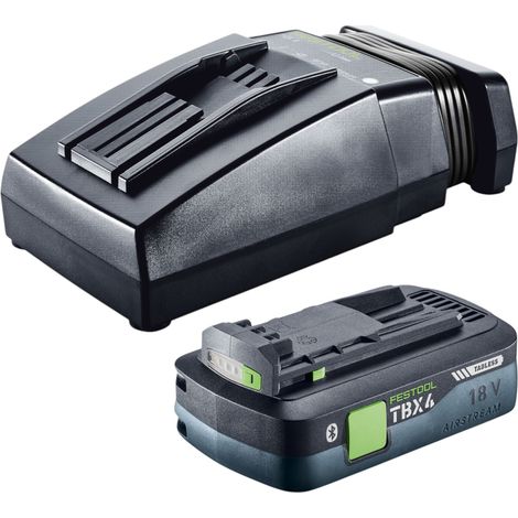Festool Energie Set 18V 1xTBX4/TCL6 mit 1x BP 18 TBX 4 C-ASI Akku 18 V 4,0 Ah ( 578745 ) + TCL 6 Ladegerät ( 201135 )