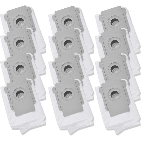 Sac Aspirateur Robot - Compatible Roomba i6+ i3+ i8 i7+ i7 Plus s9+ s9 Plus - Collecteur Poussière Automatique - 12 Pièces (1/5)