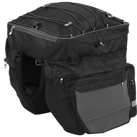 Sacoche Vélo 3 en 1 Porte-bagages Paquet Bagage pour VTT (1/5)