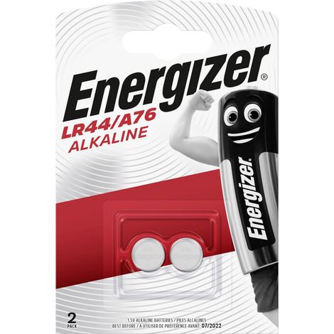 Energizer Knopfzelle LR44 1.5 V 2 St. 150 mAh Alkali-Mangan AG13