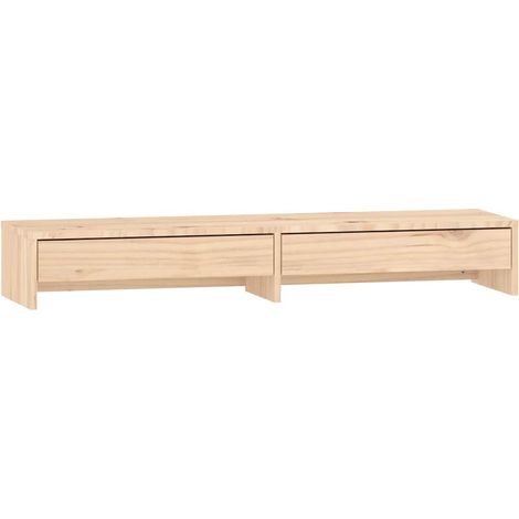 Supporto per Monitor 100x27x15cm in Legno Massello di Pino vidaXL (1/5)