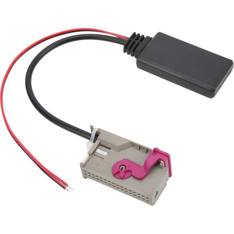Adaptateur Bluetooth 32 broches câble AUX audio remplacement pour autoradio A8 TT R8 A3 A4 RNSE navigation, connecteur mâle, kit compatibilité véhicule (1/5)