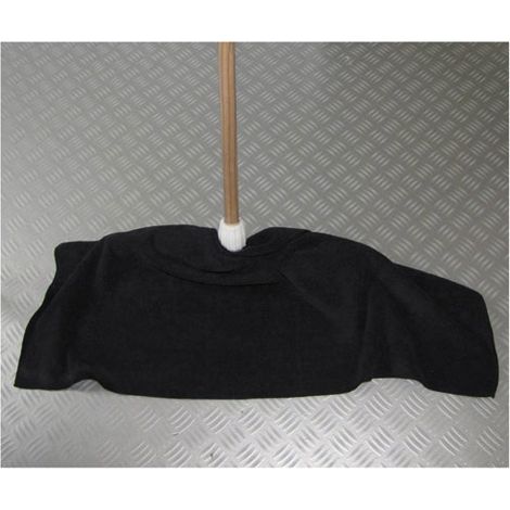 Micro-Bouclé-Schlauchschal Noir 40x85 cm ohne Karte - Tissages De Beaulieu
