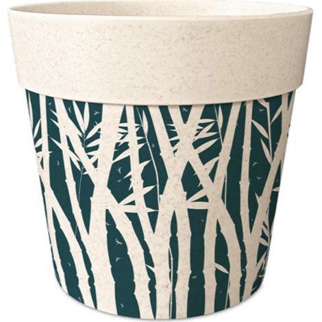 Cache pot en bambou tropical 12 cm (1/2)