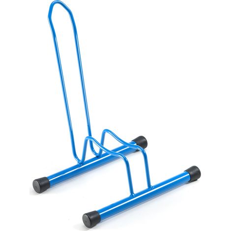 Andrys - Porte-vélos pour enfants de 3 à 10 ans, avec support, 1 place, 38,5 x 29 x 50 cm, couleur bleue - Posti: 1 - Colore: Blu - Finitura: Verniciato
