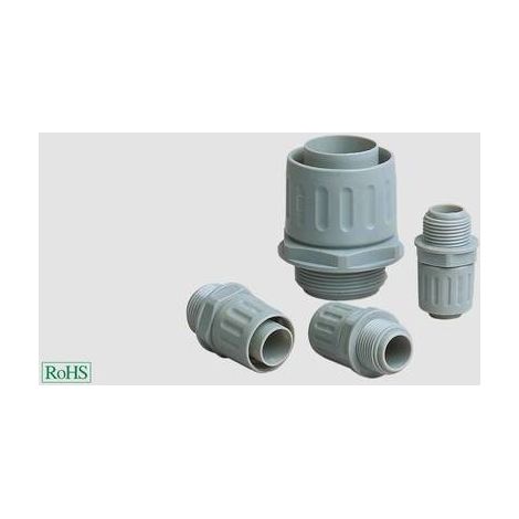 HELU 90726 LK-I PG Raccordo a vite del tubo flessibile Grigio PG29 Piatto 1 pz. (1/2)