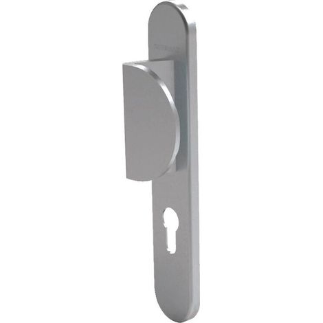 Béquille double palière ligne Arcade entraxe 195 aluminium noir mat - NORMBAU