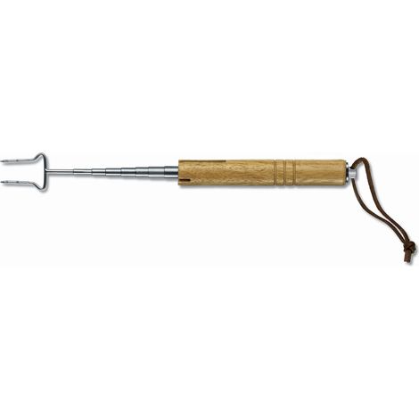 Victorinox, Forchettone per barbecue apribile, Coltellino Svizzero, accessori, Portachiavi, Tascabile, acciaio inossidabile, beige (1/4)