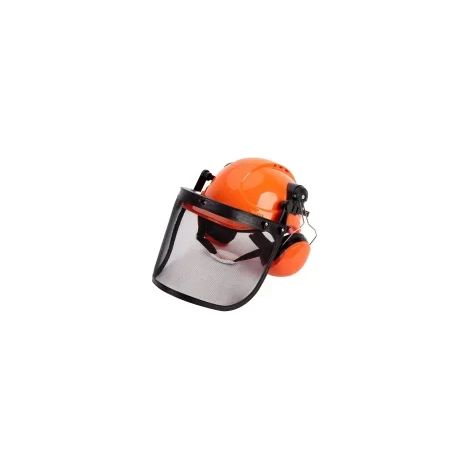 Casque de sécurité tronçonneuse Oregon Yukon avec protection auditive et lunettes à mailles d'acier (1/5)