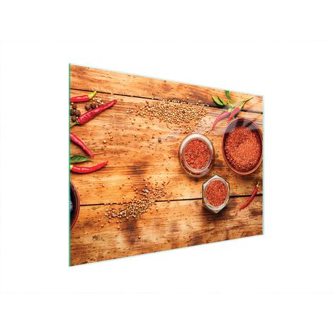 TAGLIERE IN VETRO 40x30 CHILLI (1/5)