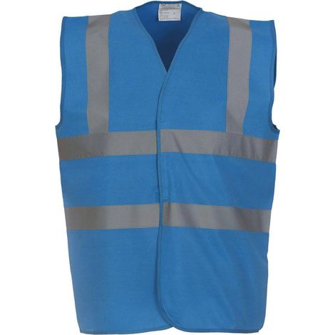 Gilet YOKO alta visibilità Blu zaffiro M