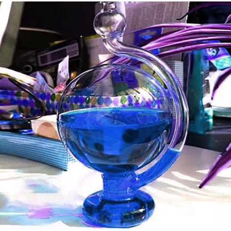 Baromètre-Ornement De Bureau En Verre Borosilicaté - Prévision Météorologique - Pour Intérieur Salon Bureau Chambre - 1 Pièce (1/3)