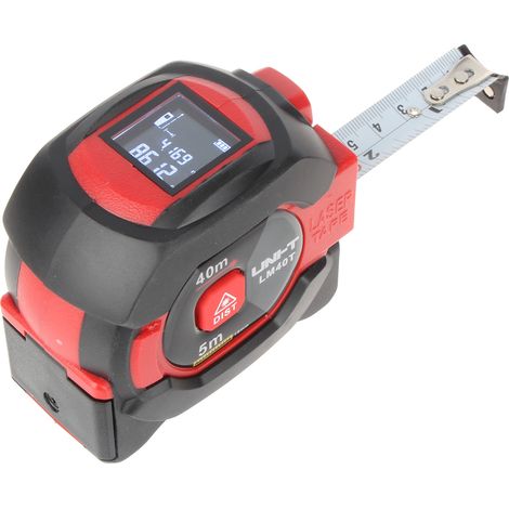 Telémetro láser + cinta métrica LM-40T UNI-T (1/5)