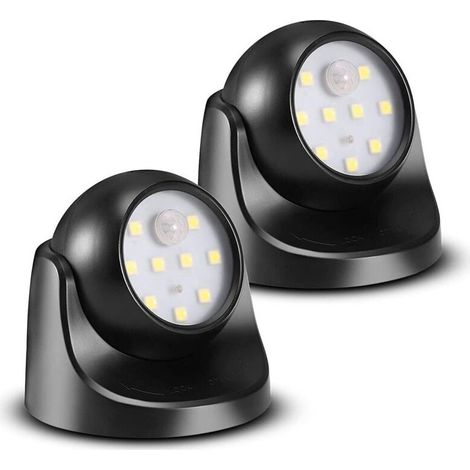 Beijiyi – Projecteur LED sans fil 150 Lumen avec détecteur de mouvement – Sphère amovible – Rotation 360° – Éclairage extérieur et intérieur (1/5)
