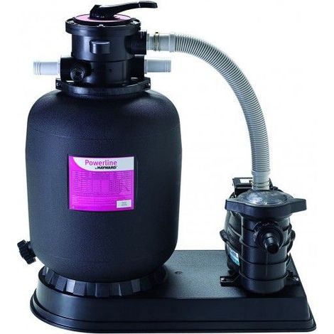 Hayward – Pompe de filtration pour piscine jusqu'à 56 m³ – Débit max 5 m³/h – Filtre à sable inclus – Pour usage professionnel
