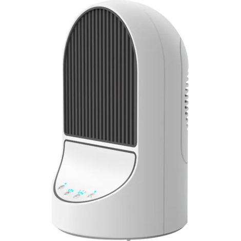 Schreibtischheizung，kleine elektrische Heizung für den Haushalt，Mini-Heizung für den Schreibtisch，weiß，ideal für den Winter (1/5)