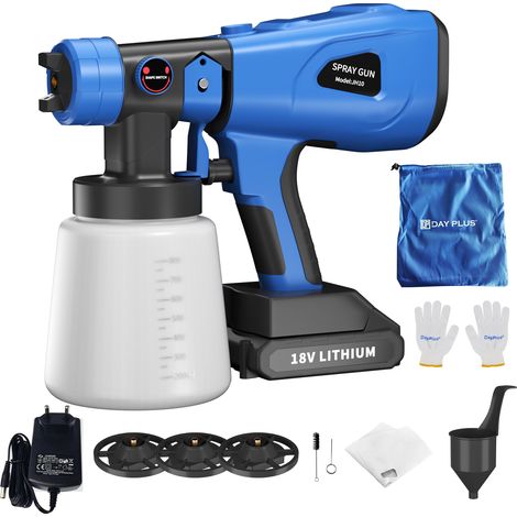 Système de peinture de batterie au lithium 1600w 1000ml peinture murale machine de peinture au latex