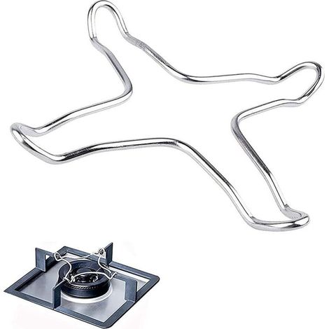 2 PCS Support Universel pour Cuisinière, Réducteurs de Gaz Support Wok, Réducteurs de Gaz en Acier Inoxydable, Anneau de Wok, Casserole Support de Poêle à Gaz, pour Cafetière Cuisinière à Ga