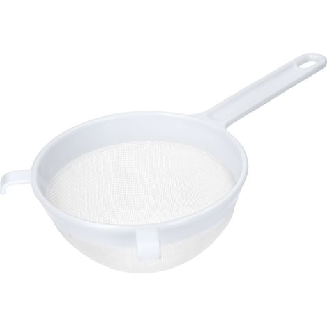 KitchenCraft Tamis de plastique avec maille de nylon résistant à la chaleur, taille moyenne (15 cm) - White