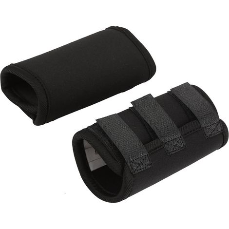 paire d'attelles pour pattes avant de chien, genouillères de protection, bandage chirurgical pour blessure animale (noir, M) (1/5)