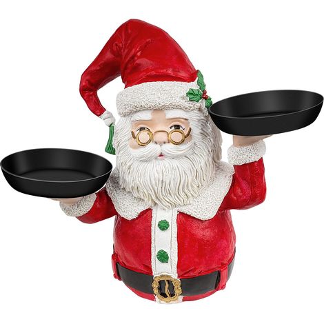 Porte-Bonbons Sapin de Noël Support à Gâteaux Plateau de Service Résine Décorative pour Fêtes (1/5)