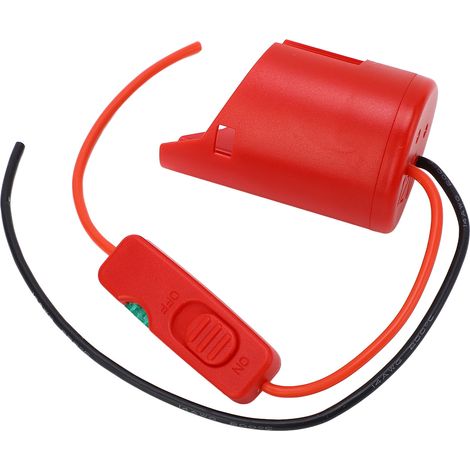 Adaptateur de batterie lithium 12V pour outils électriques avec fusible 30A et bornes de connexion (1/5)