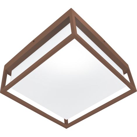 Plafoniera led a soffitto mod. Leon colore corten (1/2)