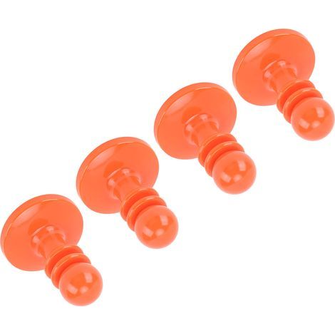 Blitzschutz für Pavillonstangen, antistatisch und nichtleitend, robust und langlebig, ideal zum Campen, Wandern und Trekking (orange). (1/5)