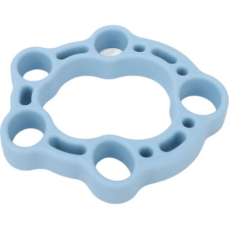 Étireur de Doigts en Silicone Souple pour Arthrose et Syndrome du Canal Carpien, Renforceur de Prise 30LB Bleu (1/5)