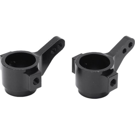 Stück Lenkhalterungen aus Aluminiumlegierung für RC-Cars, Ersatzteile und Zubehör für TAMIYA CC01, Schwarz (1/5)