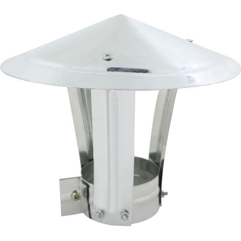 80mm diamètre intérieur Chapeau anti pluie cheminée terminal vertical poele granulés bois pellet capot conduit fumée couvercle capuchon pour four