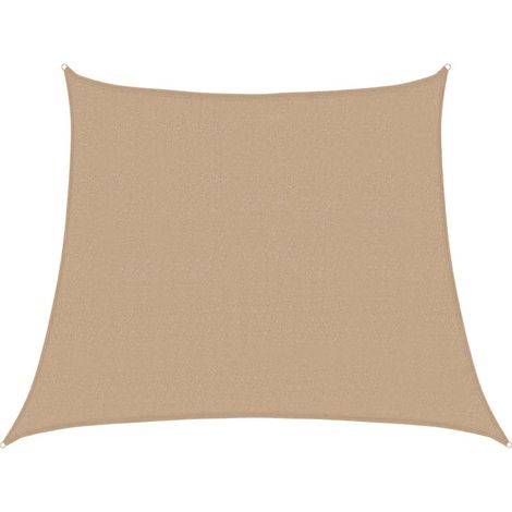 Maison Exclusive - Sonnensegel 160 g/m² Taupe 3/4x3 m HDPE