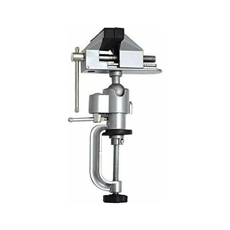 Table Vise Aluminum Alloy Vise Swivel 360° Rotatable Universal Clamp Units Vise Tools (1/5)