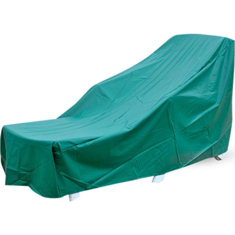 Terre Jardin – Housse de protection PVC pour transat – Dimensions 175x76x79 cm – Étanche et résistant aux intempéries – Lavable au jet d'eau