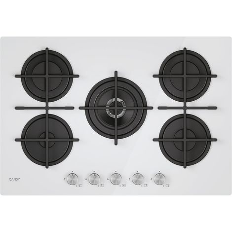 Candy Moderna CVG74WTW Blanco Empotrable 74,5 cm Gas 5 Quemador(es) (1/5)