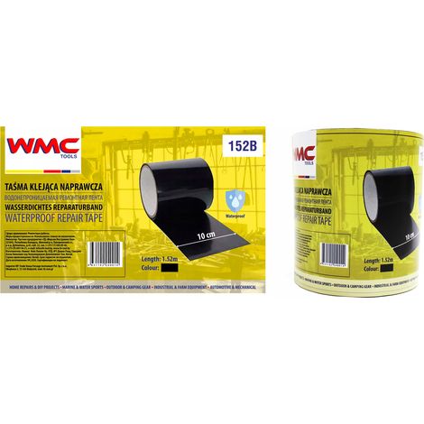 CINTA DE REPARACIÓN NEGRA IMPERMEABLE WMC