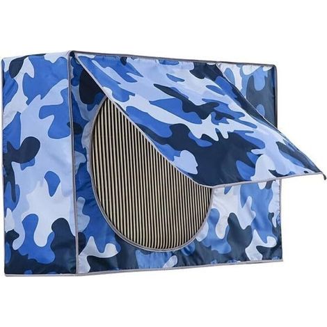 Außenabdeckung für Wärmepumpen, Klimaanlagenabdeckung mit Belüftungslöchern, kompatibel mit Split-Klimaanlagen (Blau, 80x55x28cm/31x21x11in) (1/5)