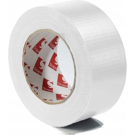 Nastro tecnico DUCT Scapa 3160 bianco 50/50 m (1/5)