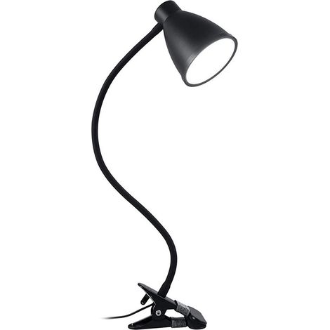 Leselampe/Klemmlampe, einstellbare Helligkeit, 3 Lichtfarben – Weiß